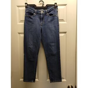 Levi Strauss Women's Size 30 Waist Denim Blue Jeans 712 Slim (25" Inseam)